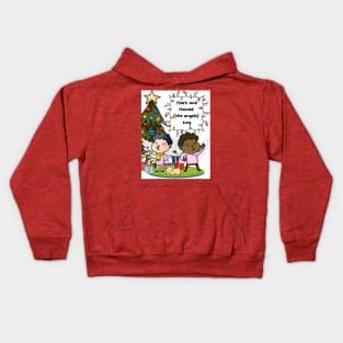 Hark and Harold the angels sing. Kids Hoodie